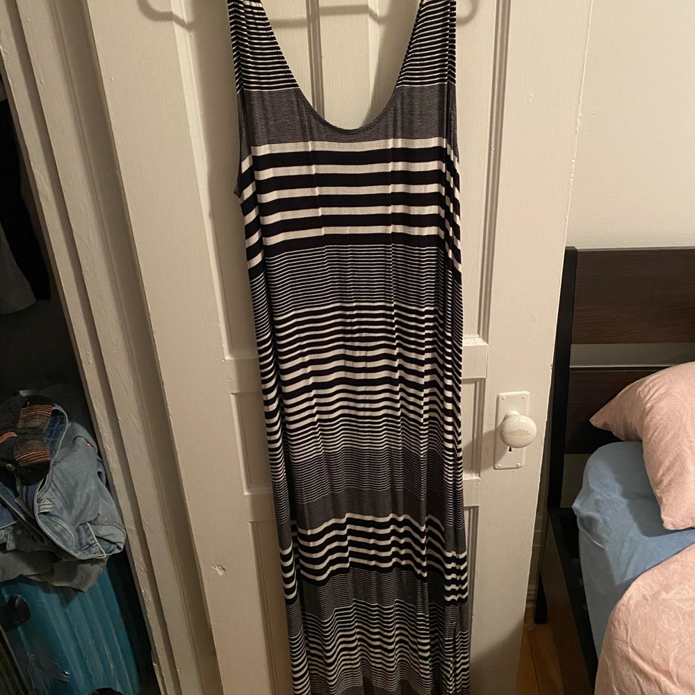Striped maxi dress